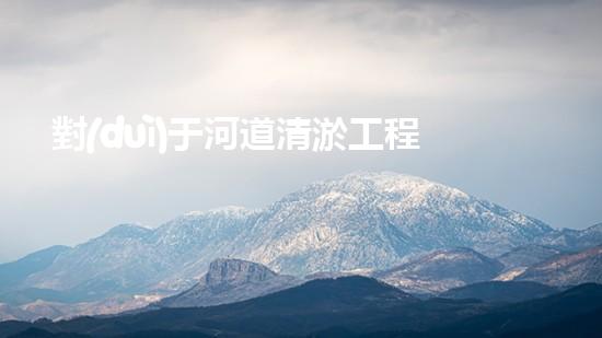 對(duì)于河道清淤工程適用的挖掘機(jī)械是解鎖水域的秘密：這種工具為何備受歡迎？